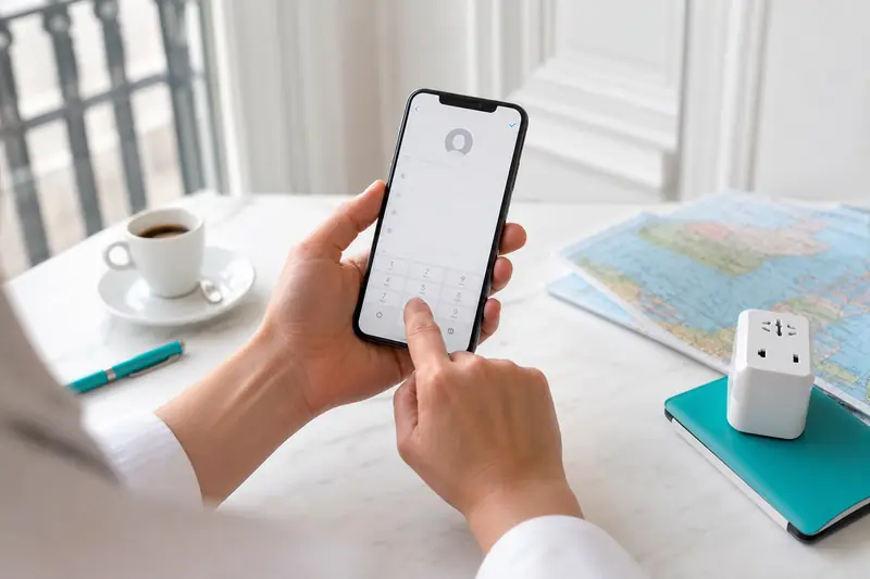 Ajout d’un contact international sur WhatsApp depuis un smartphone