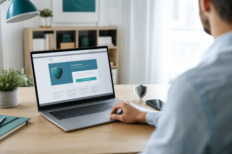 Téléchargement sécurisé d’Avast gratuit sur un ordinateur portable à domicile