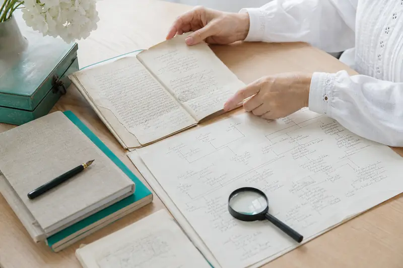 Documents familiaux et arbre généalogique autour des noms de famille arabes