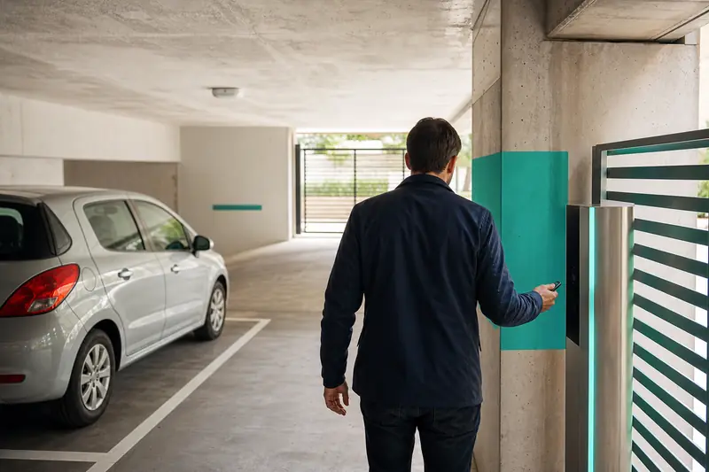 Location parking Bordeaux dans un garage couvert avec accès par télécommande